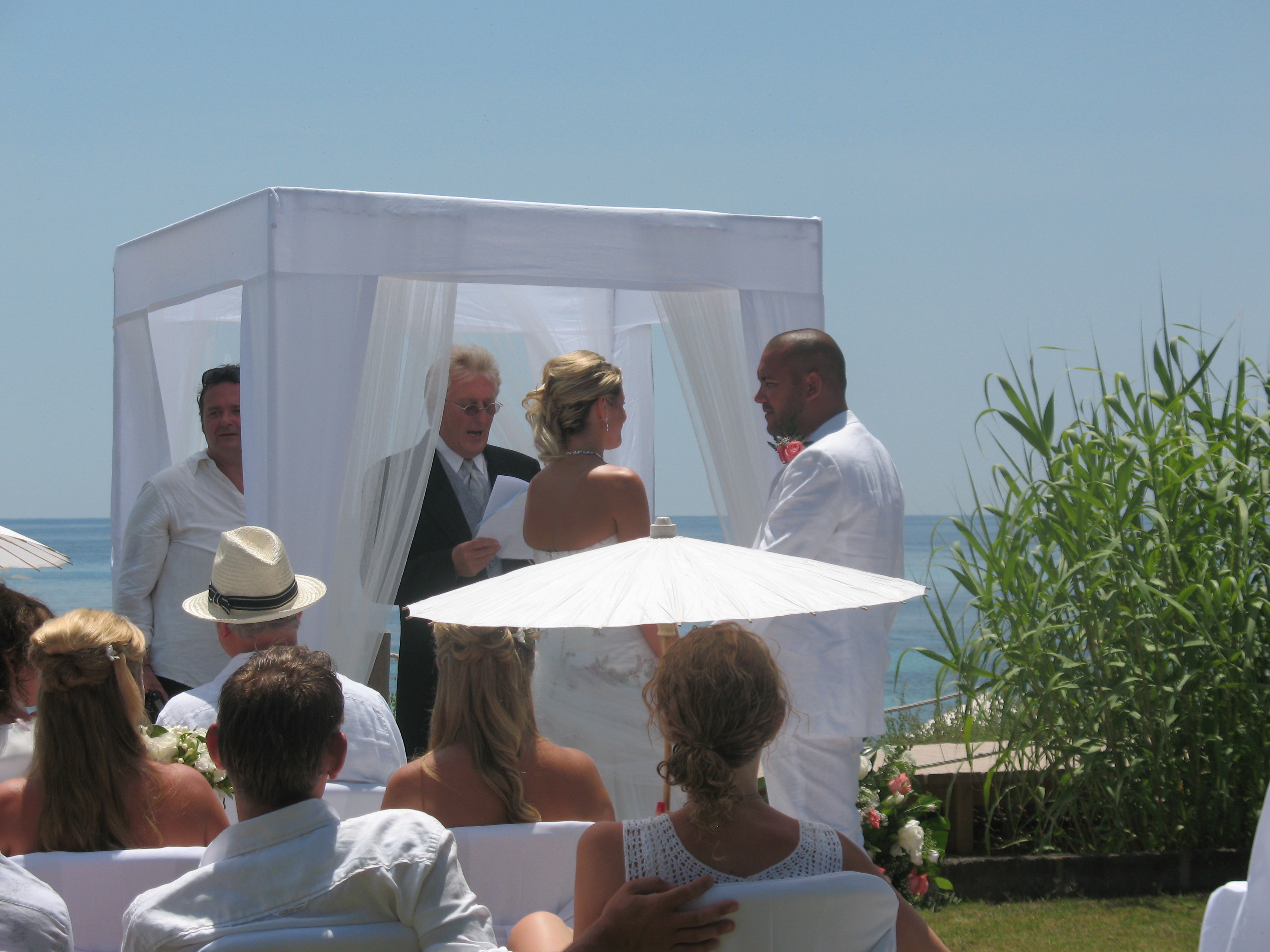 Wedding ceremony moment