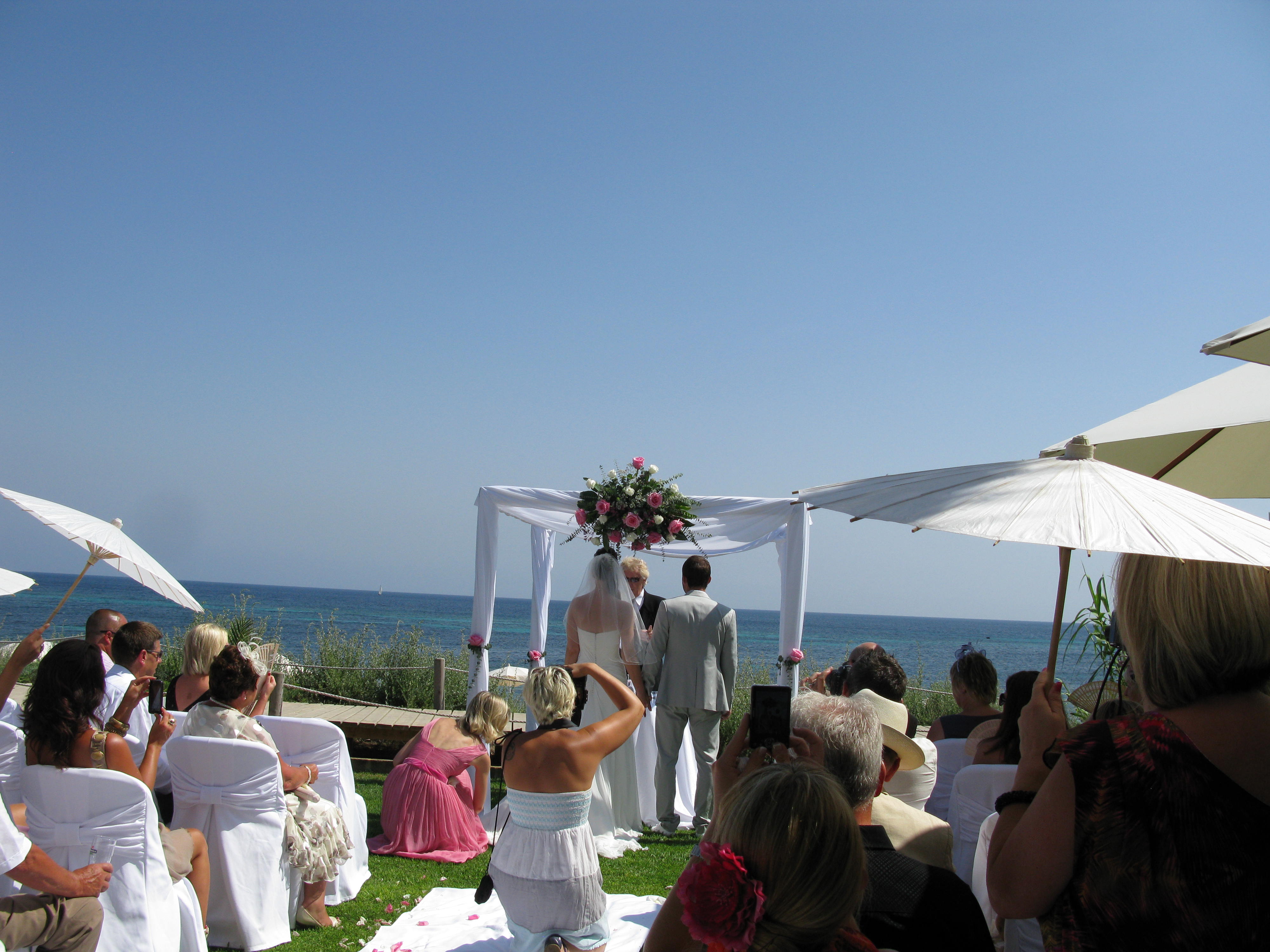 Wedding ceremony moment