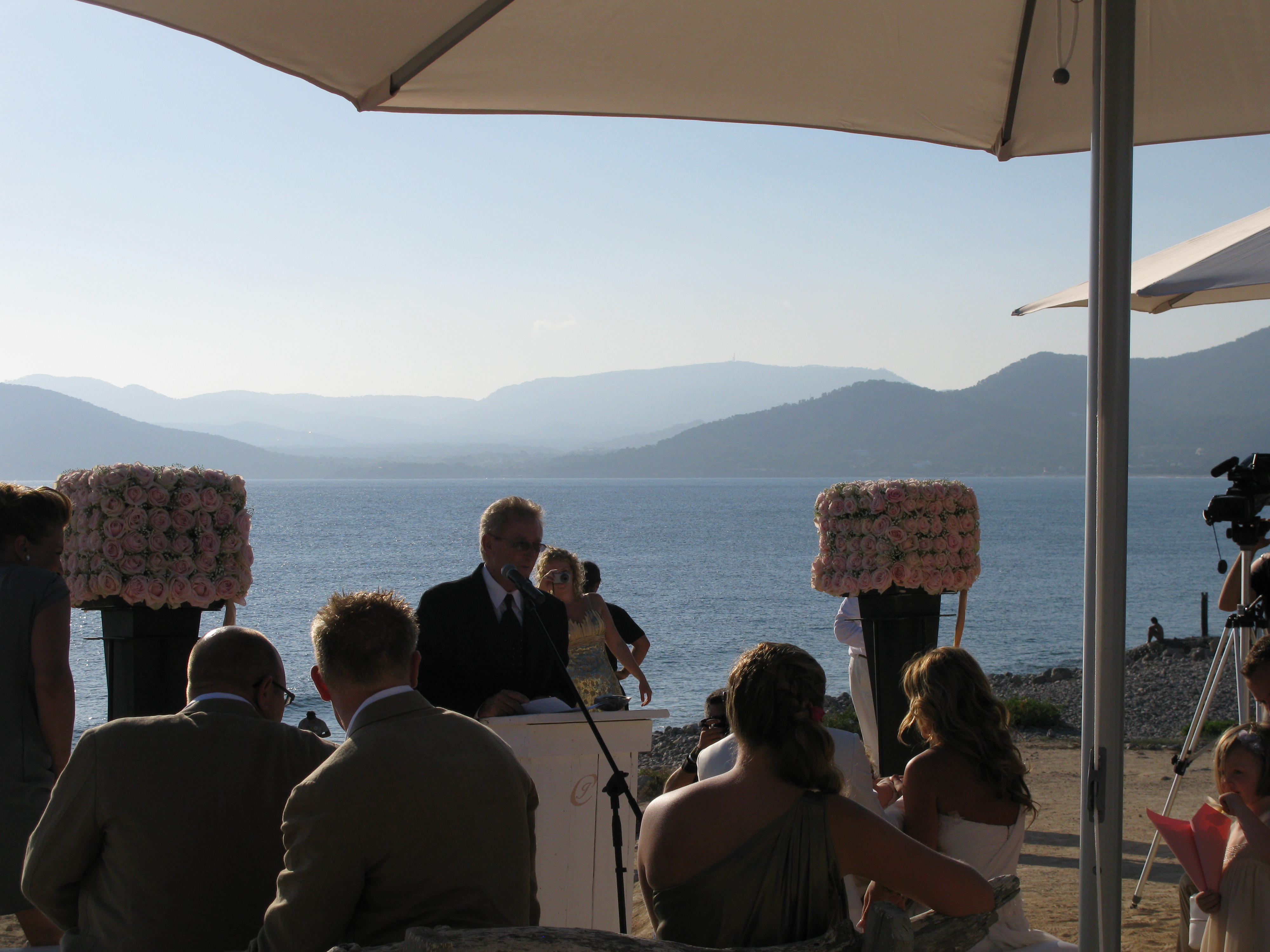 Wedding ceremony moment