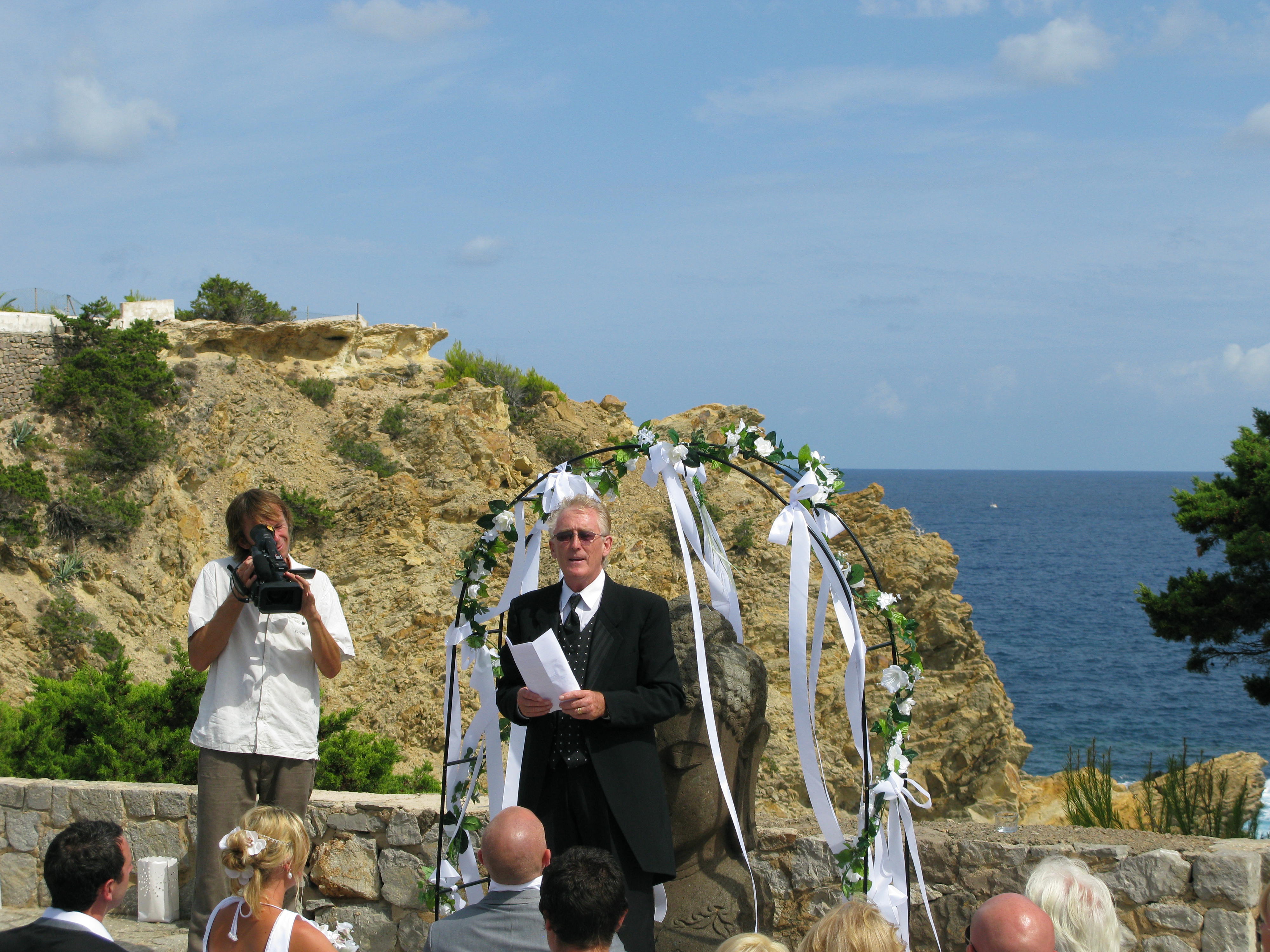 Wedding ceremony moment