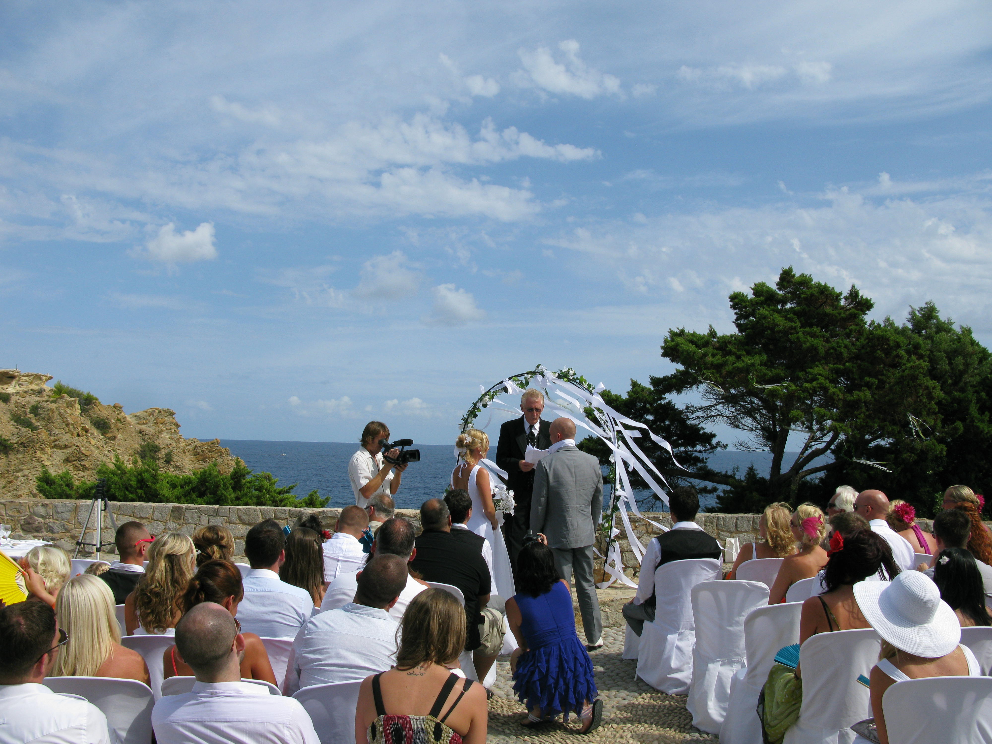 Wedding ceremony moment