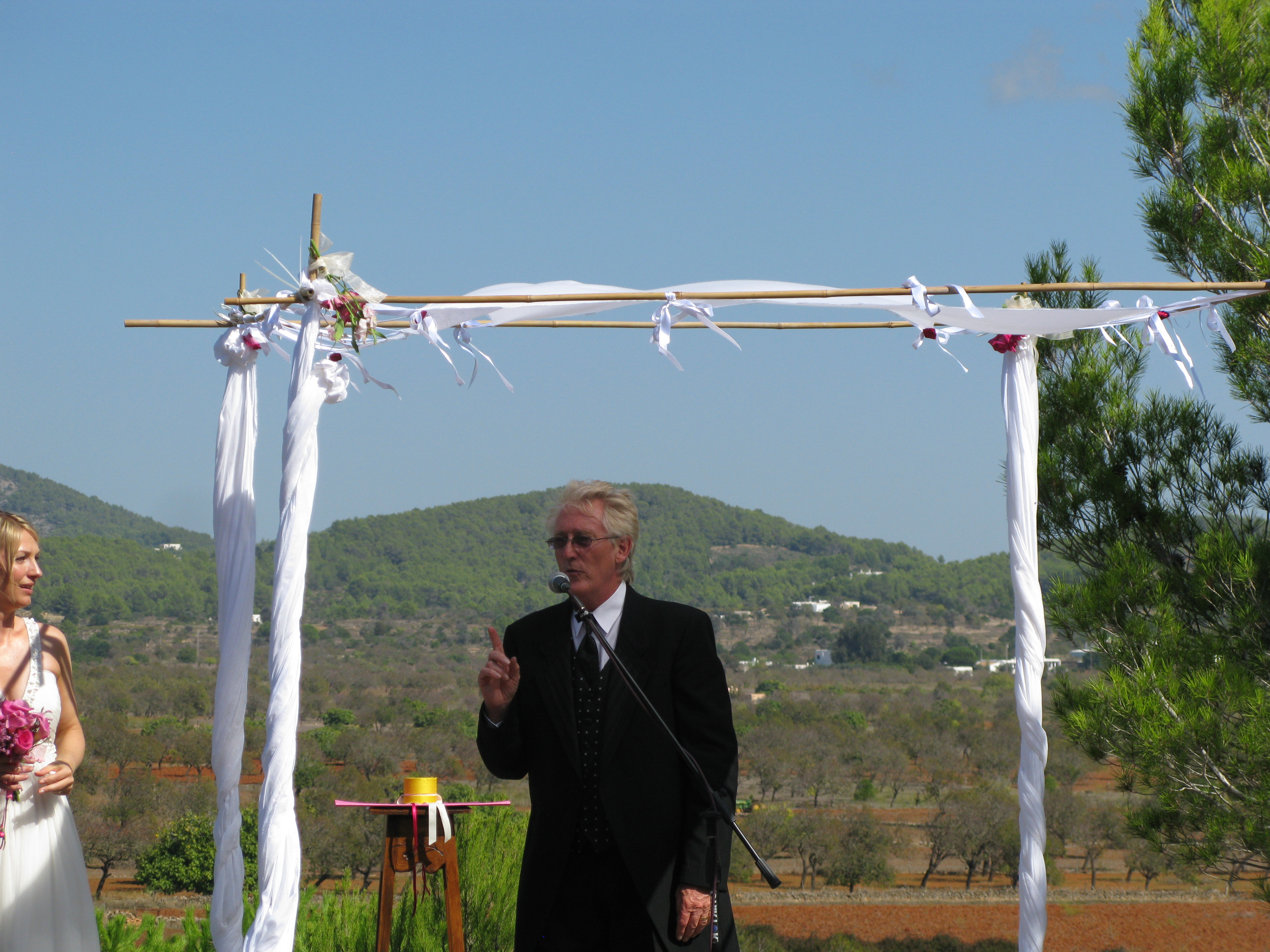 Wedding ceremony moment