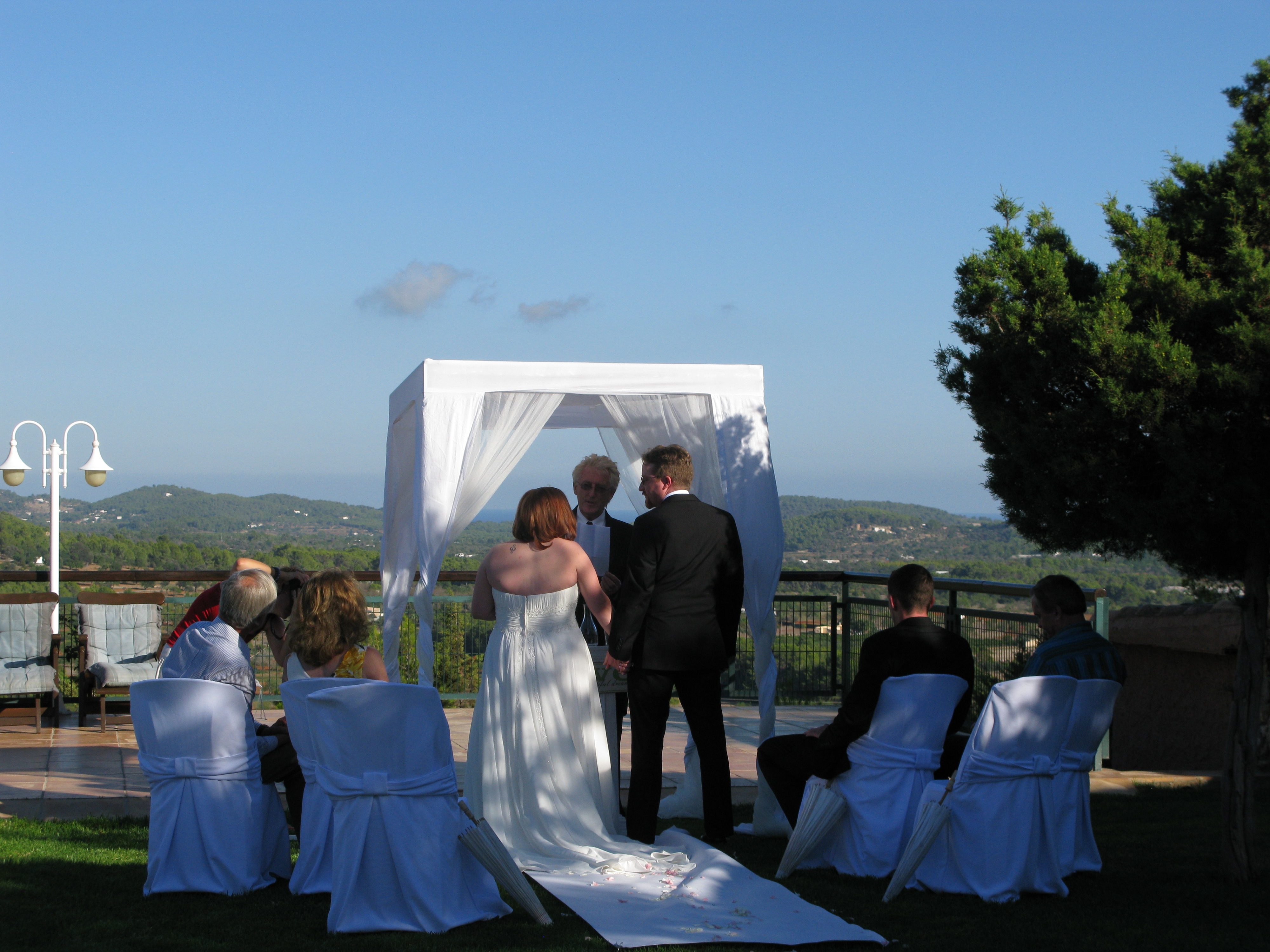 Wedding ceremony moment