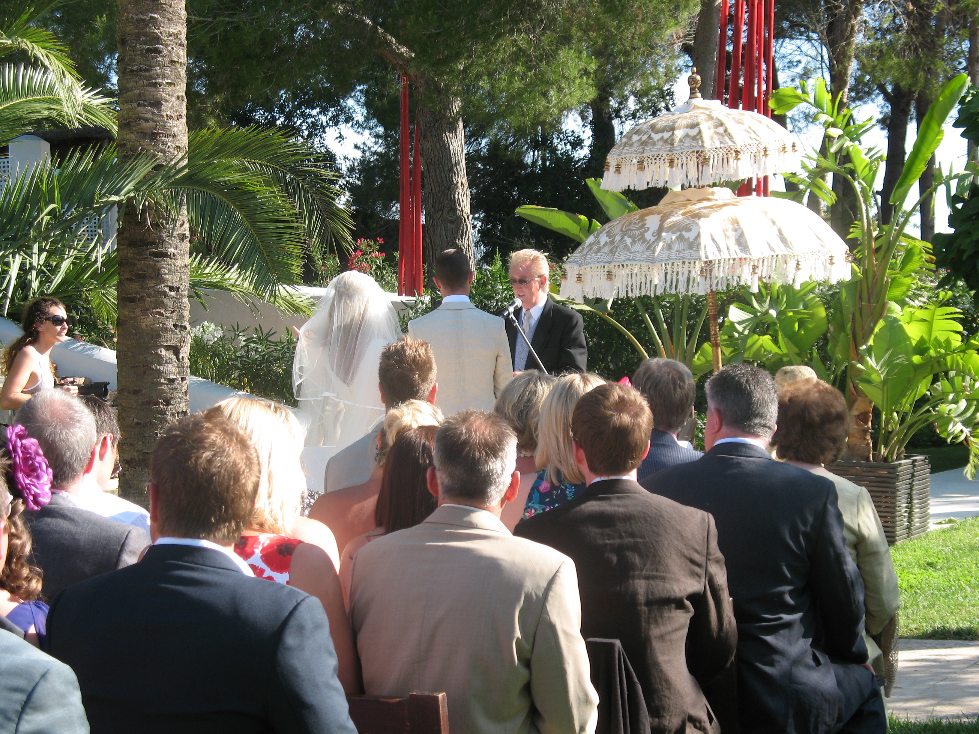 Wedding ceremony moment