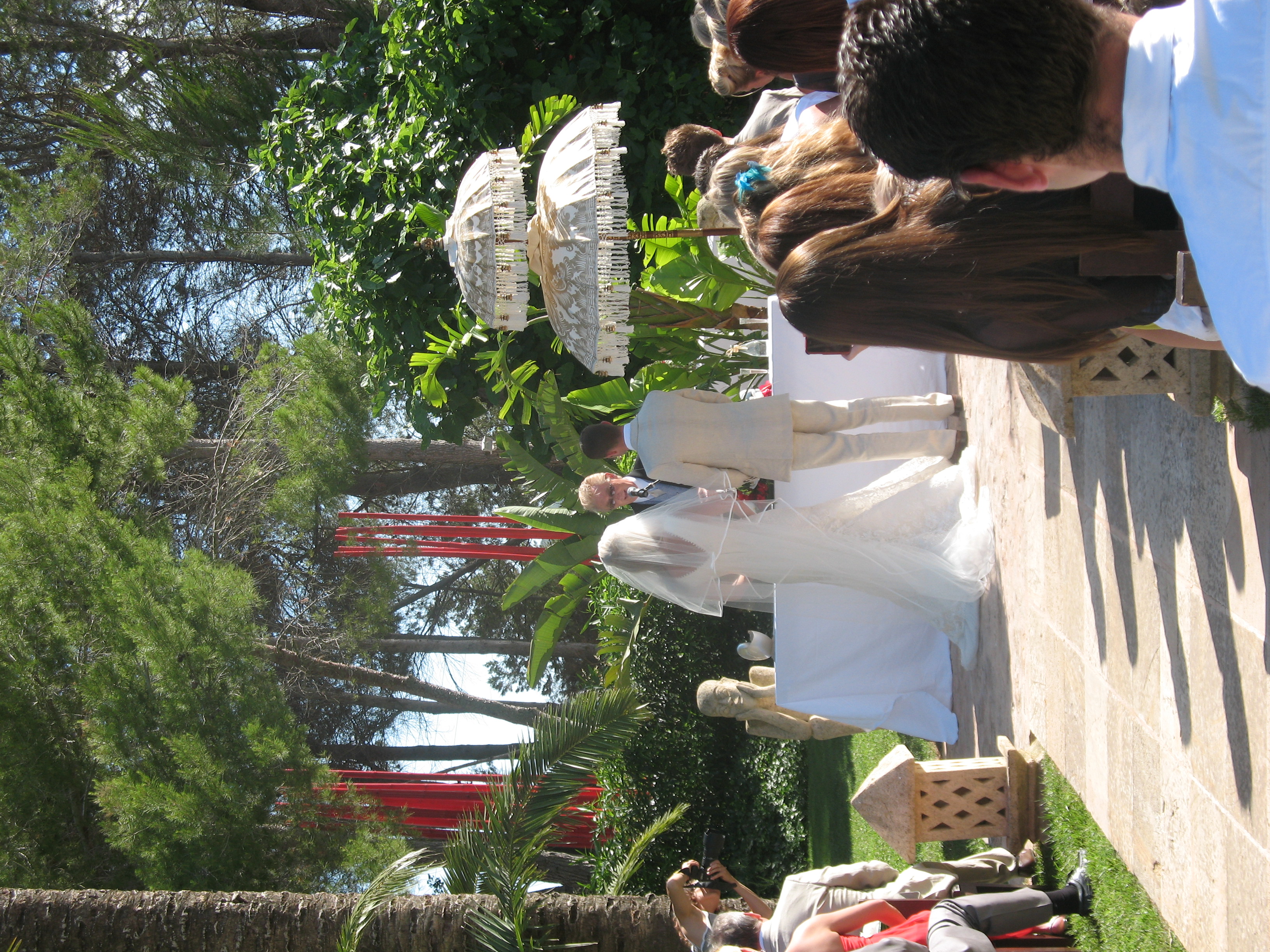 Wedding ceremony moment