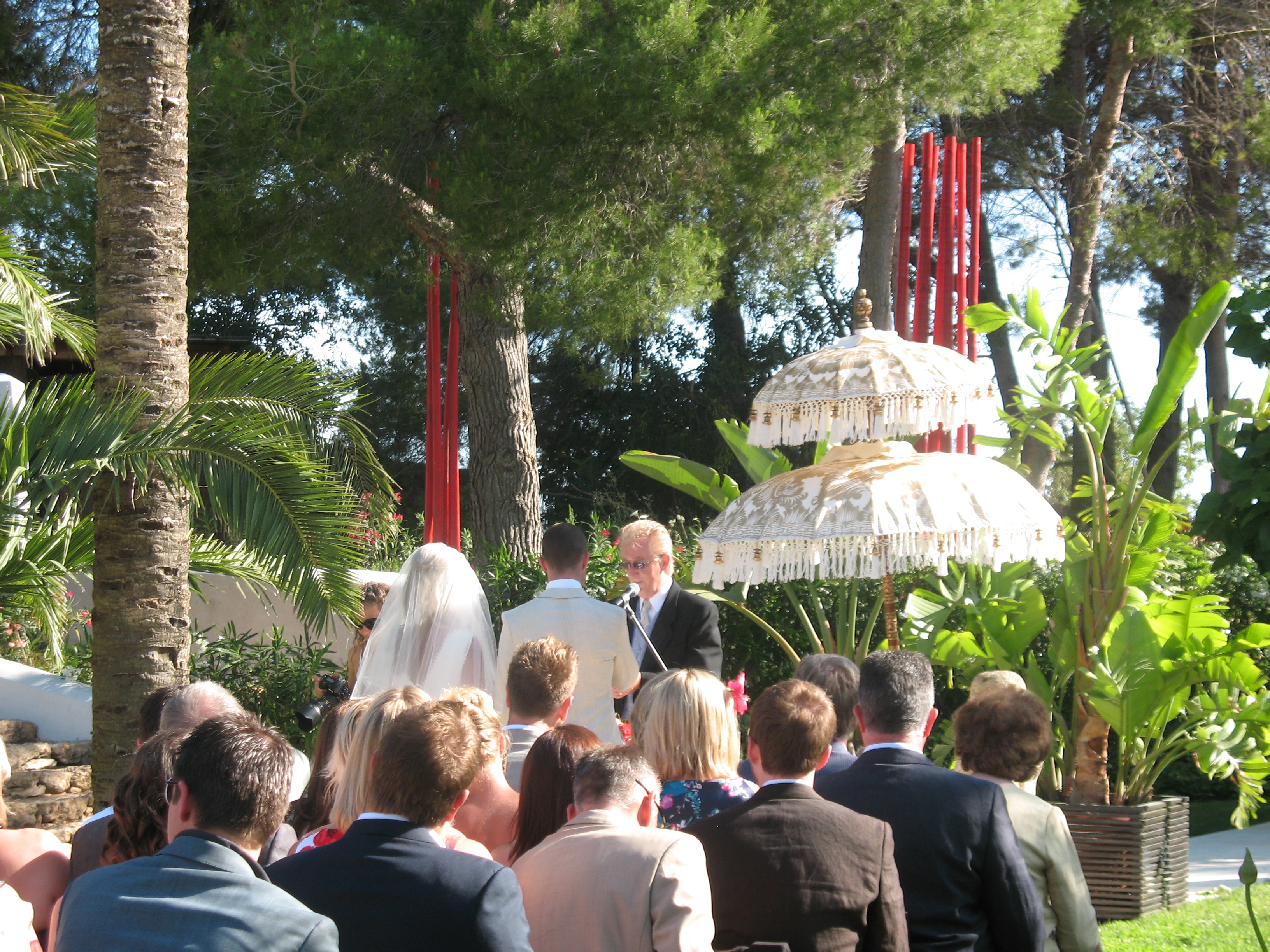 Wedding ceremony moment